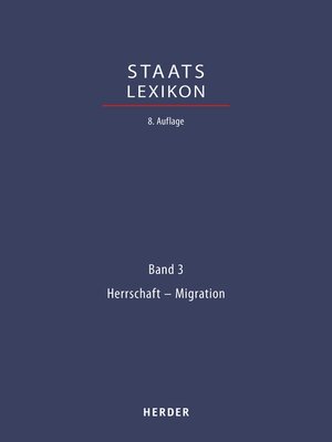 cover image of Staatslexikon